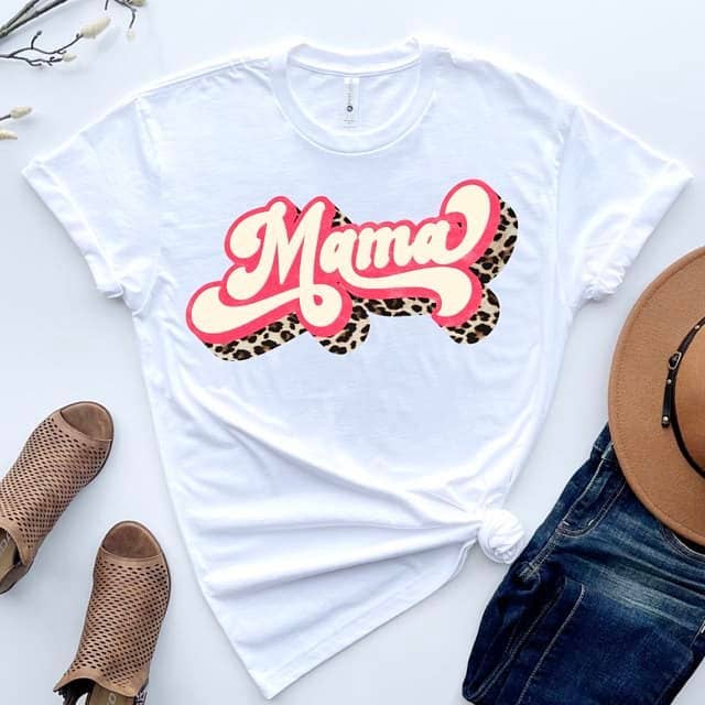 Chita Retro Mama Tee por atacado de Rad & Cove