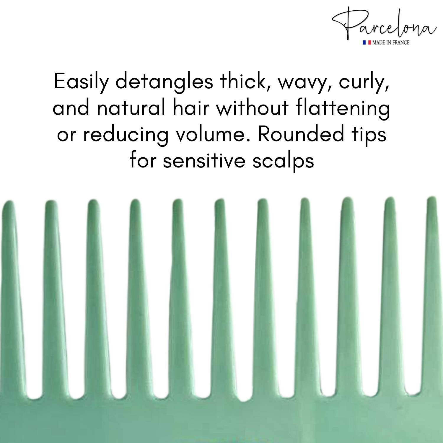 Parcelona - Wholesale Hair Brush/Comb - Parcelona Wide Tooth Comb Tropical Toucan Floral Print Comb for Thick Curly Hair39