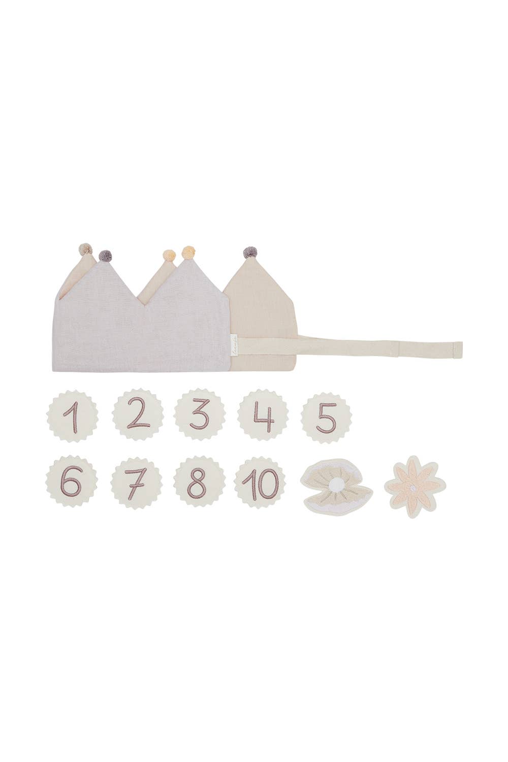 Leevje - Vente Chapeaux/couronnes de fête - Couronne d'anniversaire lavande réversible pour enfants3