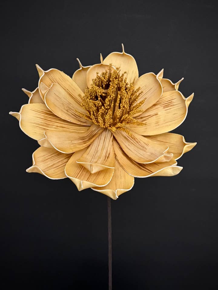 MUSTARD FLOWER 25.5" for wholesale by The Light Garden Collection