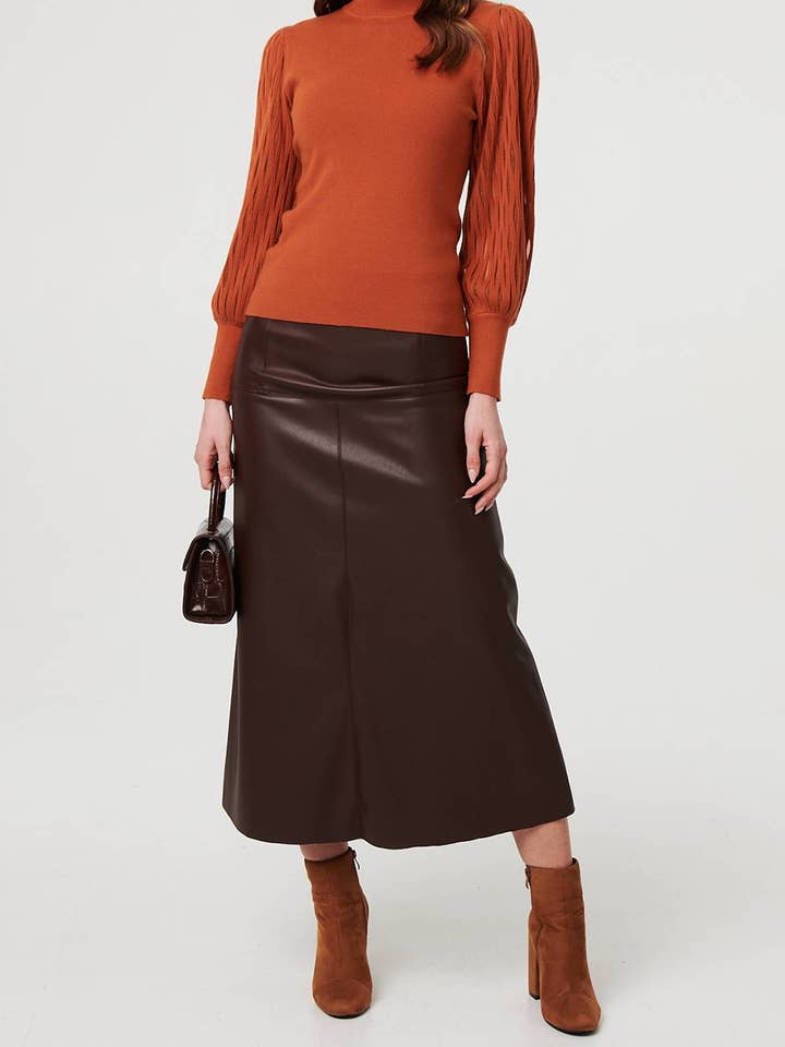 Textured Knit Balloon Sleeve Jumper
for wholesale by Stellalondon