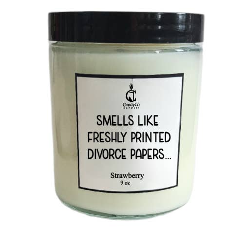 The Candy Collections – Engroshandel Glaslys – Lugter som friske skilsmissepapirer Stearinlys par