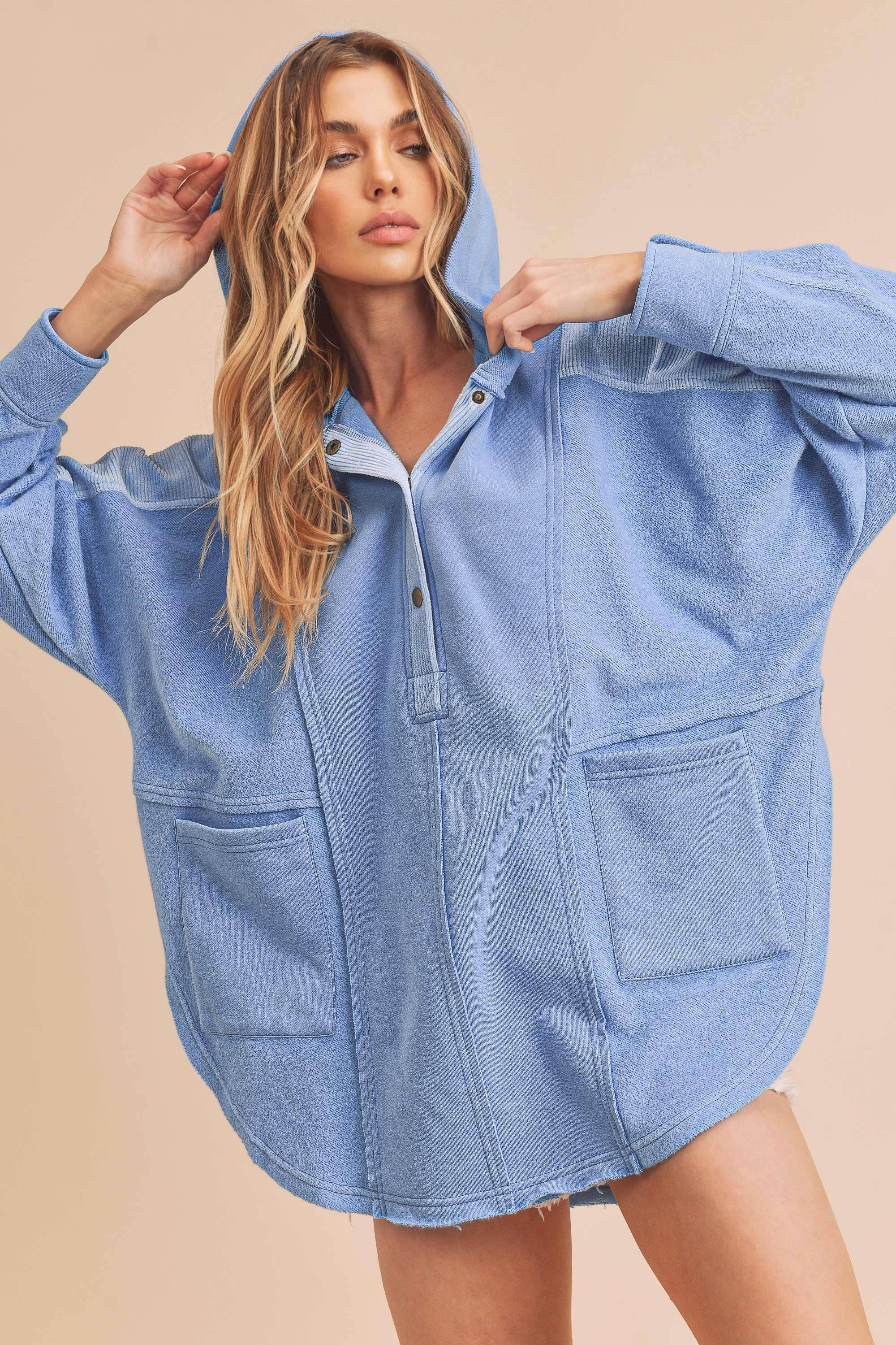 AEMI + CO - Wholesale Hoodie - Dames - 545AK Dove trui11