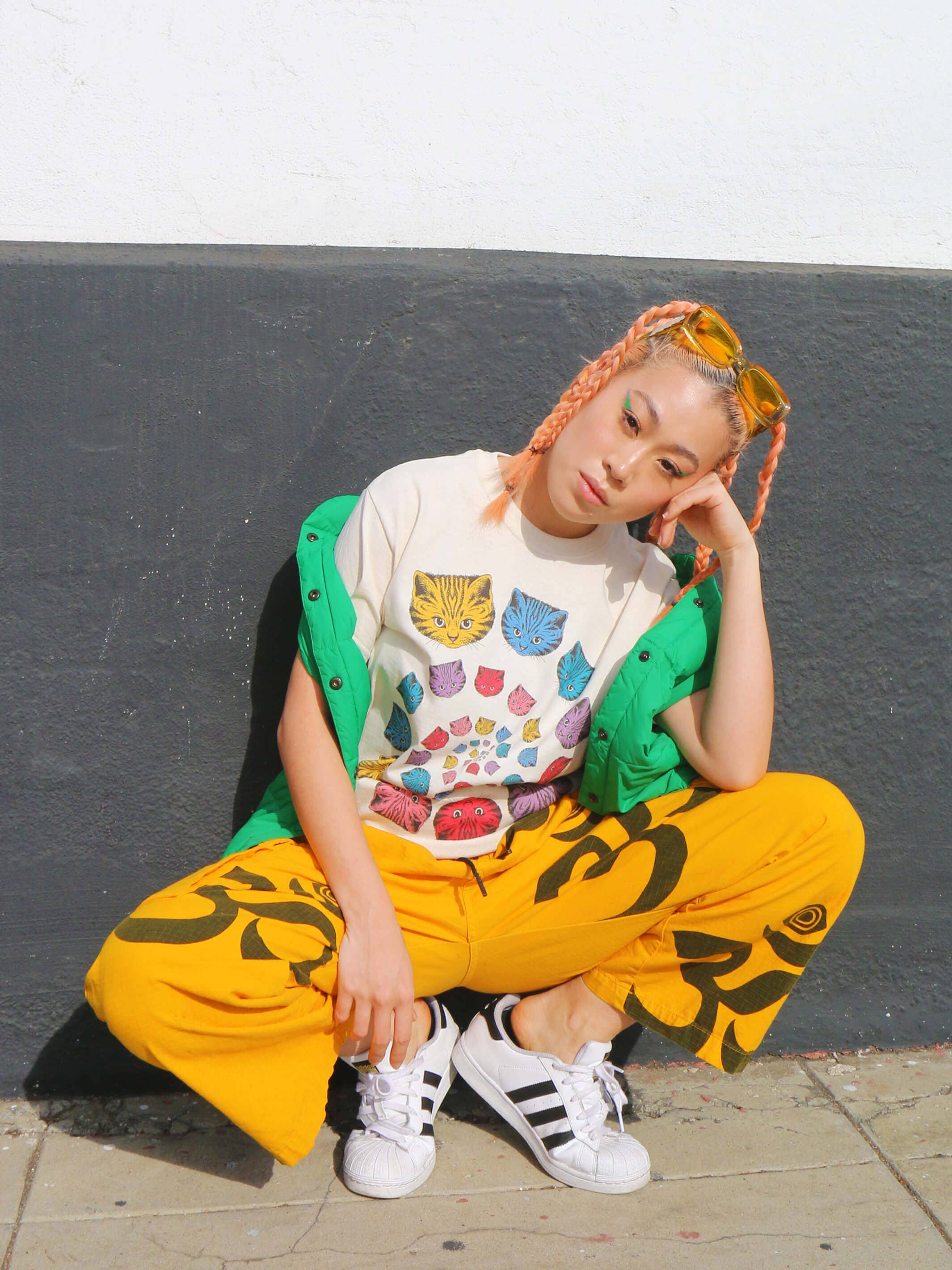 Popkiller - Wholesale Screen Printed T-Shirt - Women's - Spiral Cat Classic T-shirt2