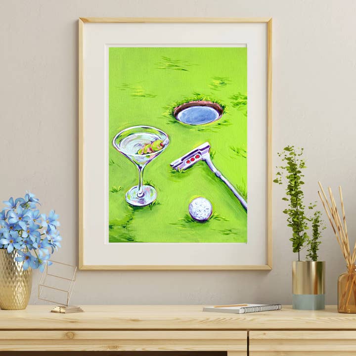 The Scott-tini PRINT for wholesale by Erin Edith Illustration