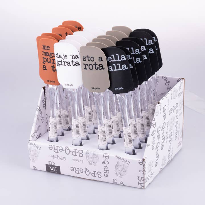 VdE Tivoli 1996 – wholesale Spatula/turner – SPQERE SPATULA 4 PCS IN DISPLAY 24 PIECES1