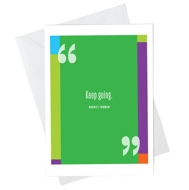 Junebug Ink - Wholesale Encouragement Card - Wise Words: Harriet Tubman0