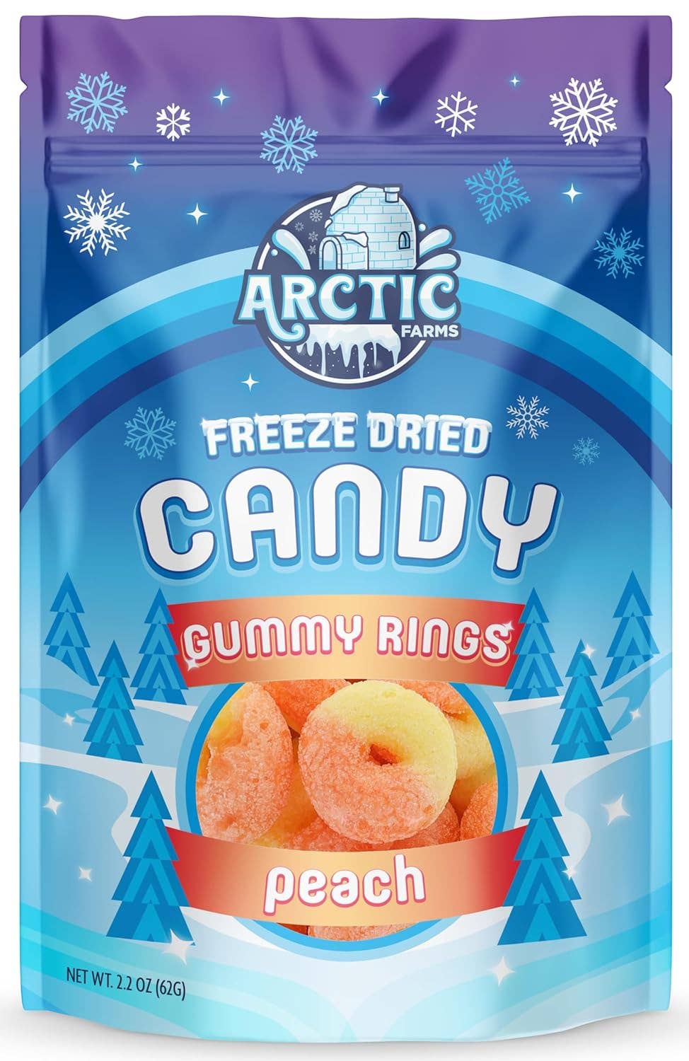 Arctic Farms - Wholesale Hard Candy - Gummy Rings Freeze Dried Crunchy Candy for Halloween Treat4