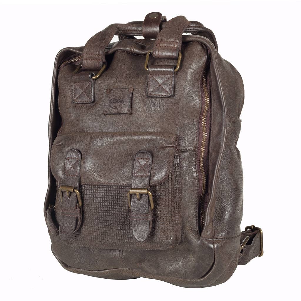 Keaan Leather Goods - Vente Sac à dos – unisexe - SAC À DOS [ENZO] | CUIR USÉ ET LAVÉ9