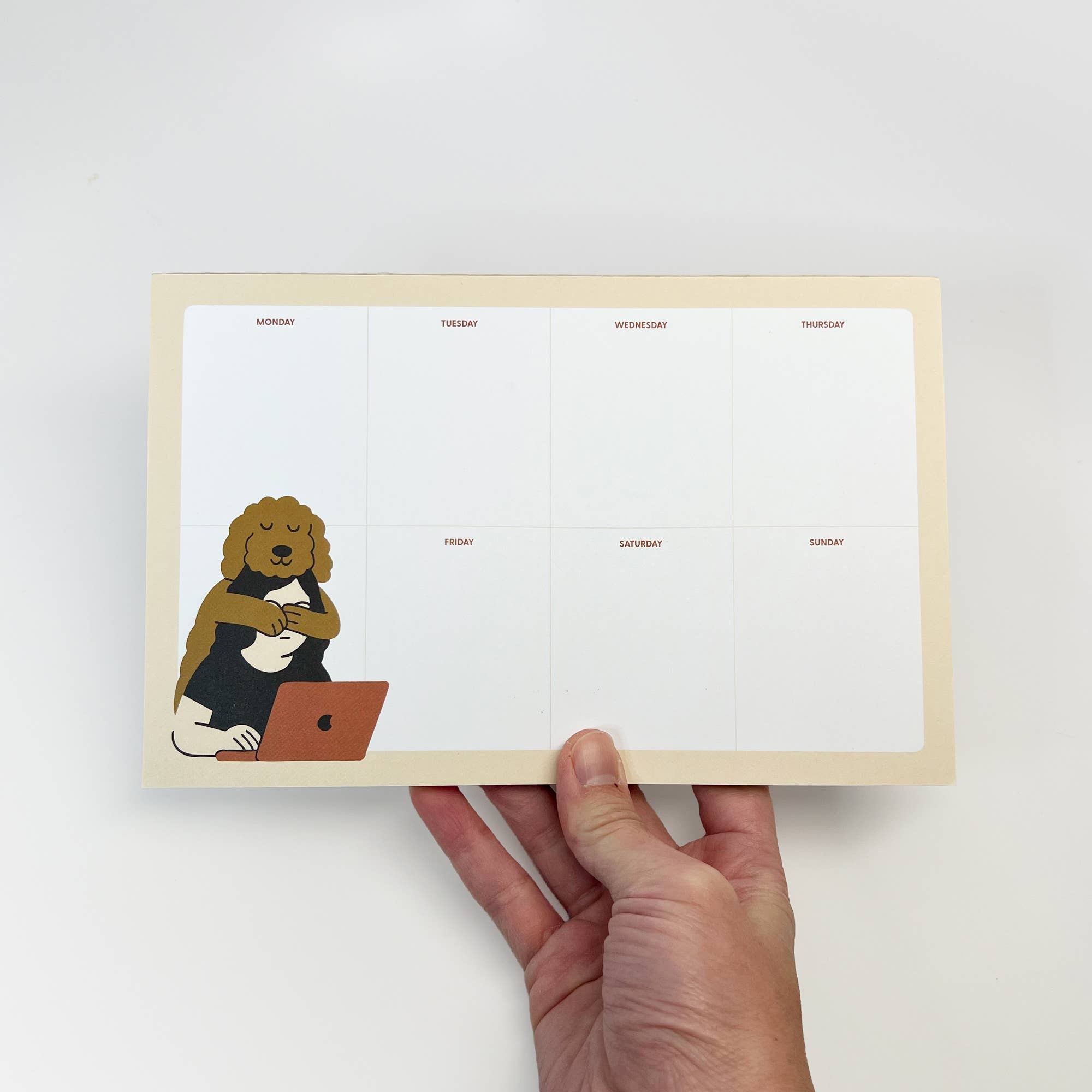 Sungy Side Up - Wholesale Planner - Weekly Planner Notepad with Golden Doodle – Dog Desk Notepad3