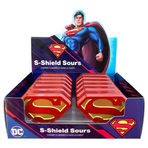 Superman S-Shield Sours for wholesale by Cow Crack Wholesale