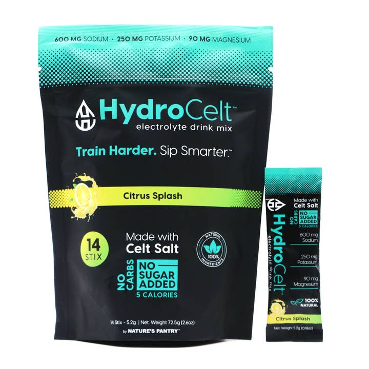 HydroCelt Citrus Splash - 14 Stick Pouch for wholesale by Celt Salt By Nature's Pantry