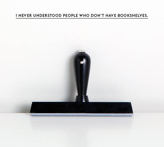 Wms&Co. - Wholesale Rubber/Decorative Stamp - Philosophical Quote Hand Stamp and Inkpad - Single Line2