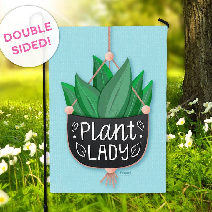 Bandiera da giardino, donna delle piante per la vendita all'ingrosso da parte di Hennel Paper Co.