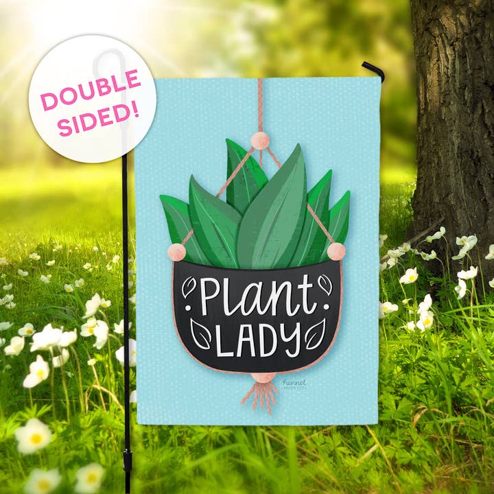 Drapeau Jardin - Plante Lady pour la vente par Hennel Paper Co.