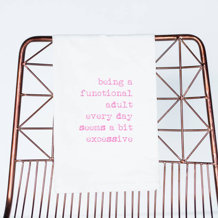 Funny gift towel | Functional Adult | girlfriend pink for wholesale by Aspen Lane