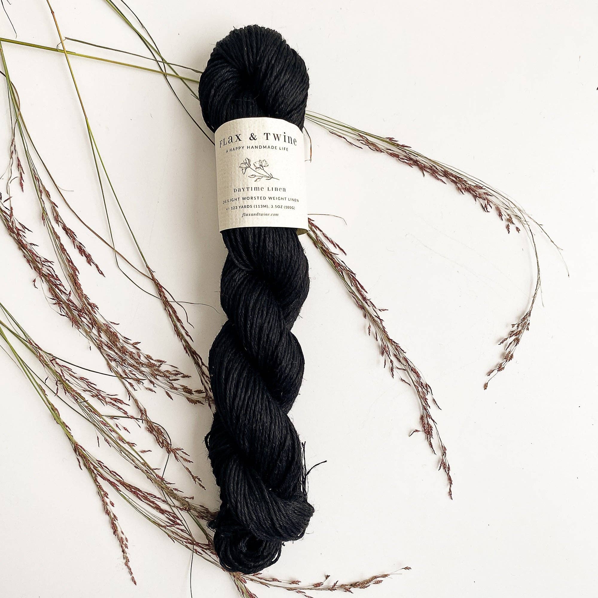 Flax & Twine – Fio por atacado – Roupa diurna de linho e barbante - DK/peso leve penteado5