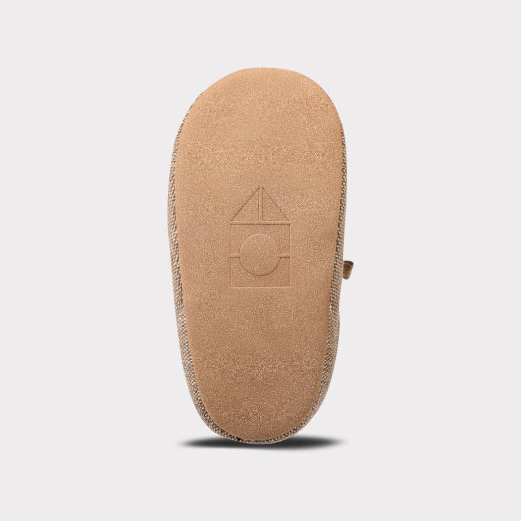 Khaki Parker Boys Slip-On Crib Shoe for wholesale on Faire8