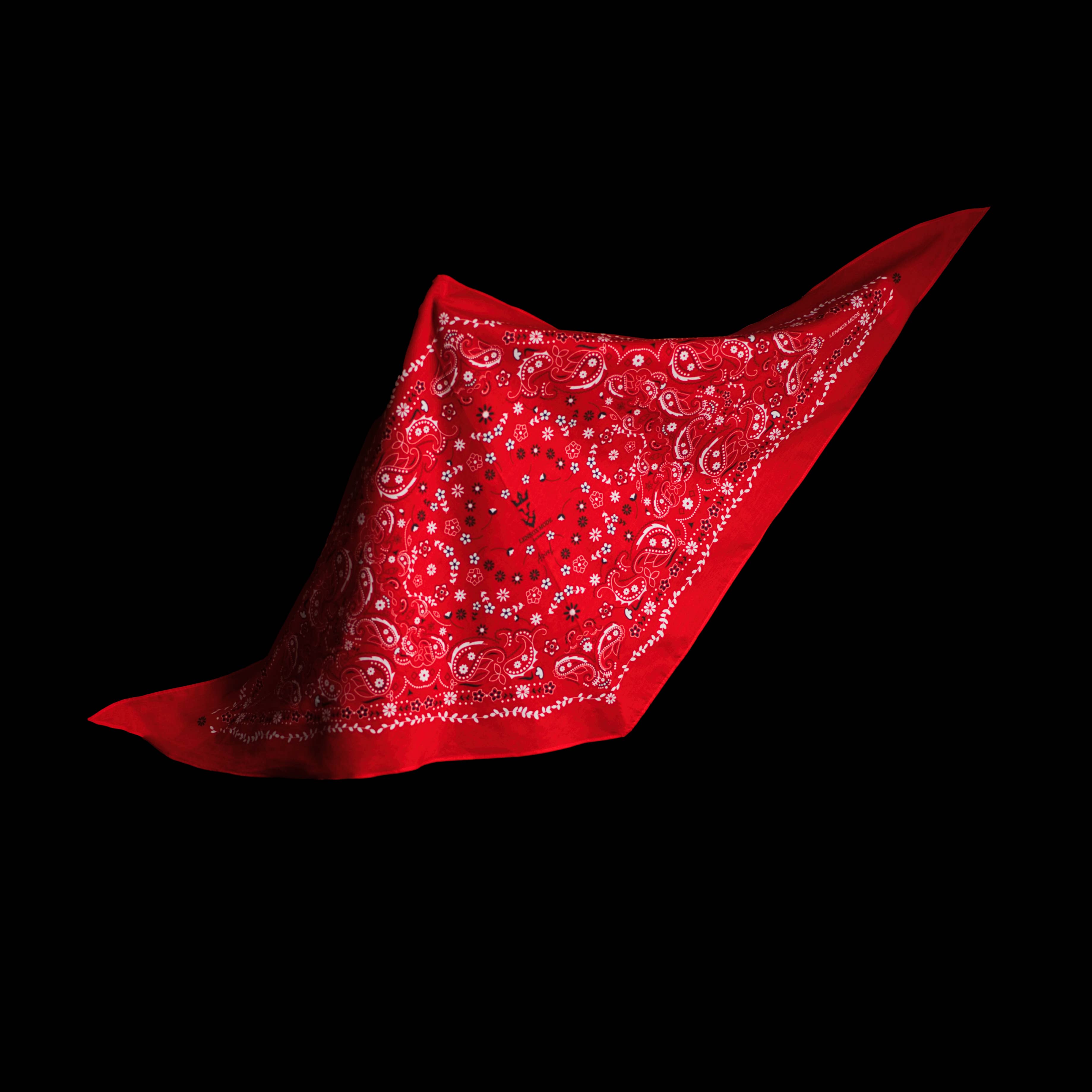 Malibu & Beyond Co /LENNOX MODE - Wholesale Bandana - Women's - Iconic classic Rock & Roll Paisley Bandana in Diamond shape!7