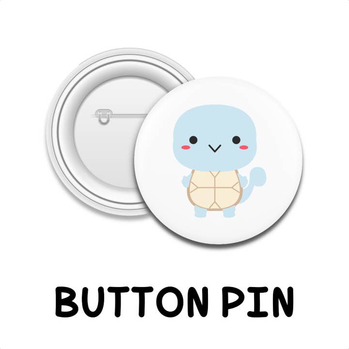 #002 SQUIRTLE, Pokémon | badge à épingler pour la vente par AubrielBoutique