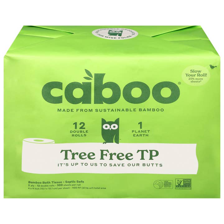 Caboo - Bath Tissue Tree Free - CS of 4-12 CT for wholesale by Everyday Supply Co