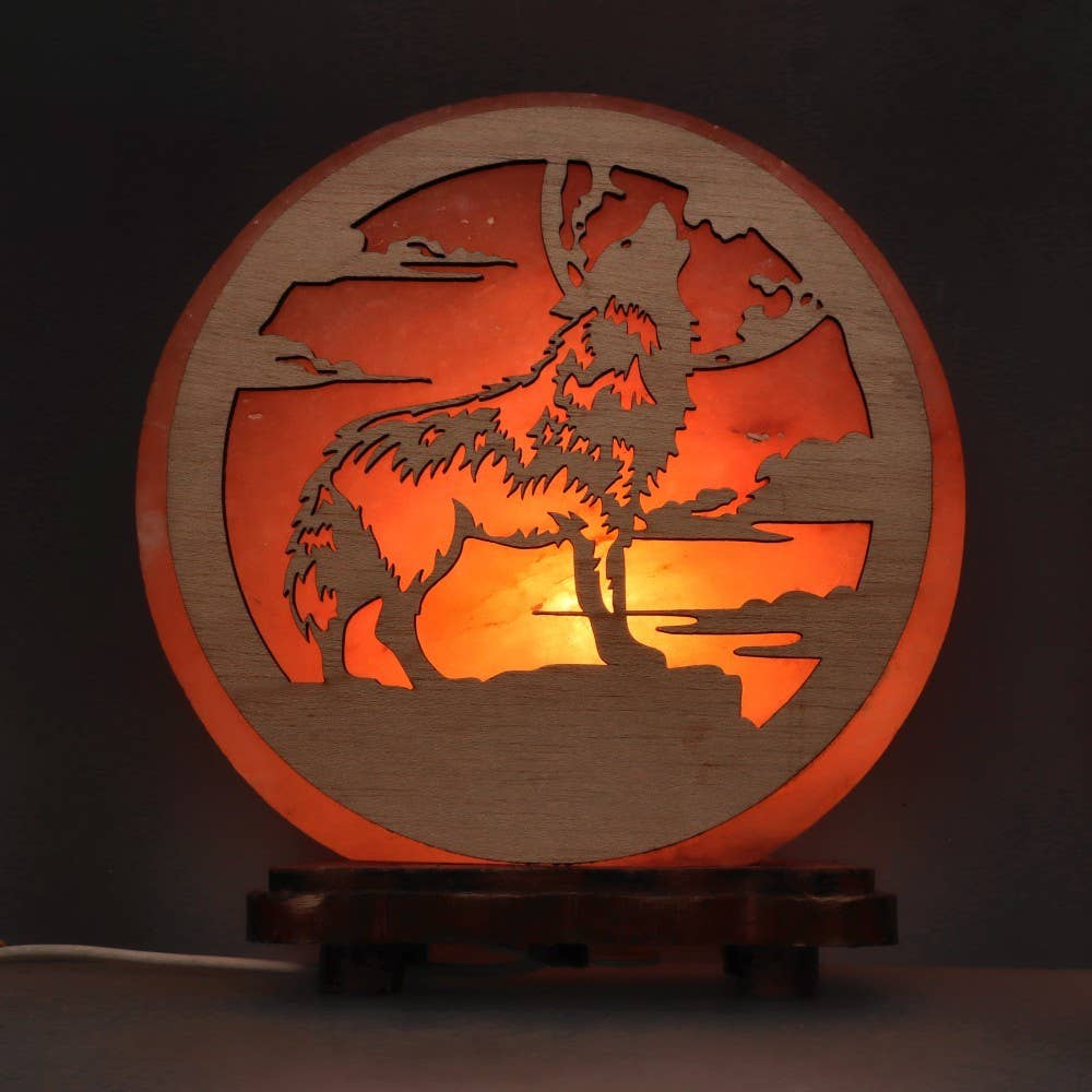 Vives de la Cortada S.L – wholesale Salt lamp – Wolf Salt Lamp1