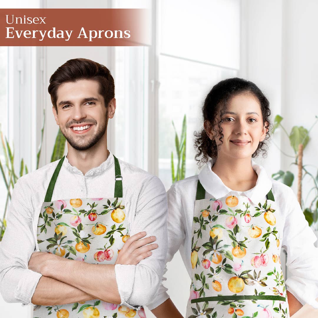 Maison d'Hermine - Design in Every Thread - Wholesale Apron - Apron 100% Cotton - Everyday Cooking - Soleil Fruite5