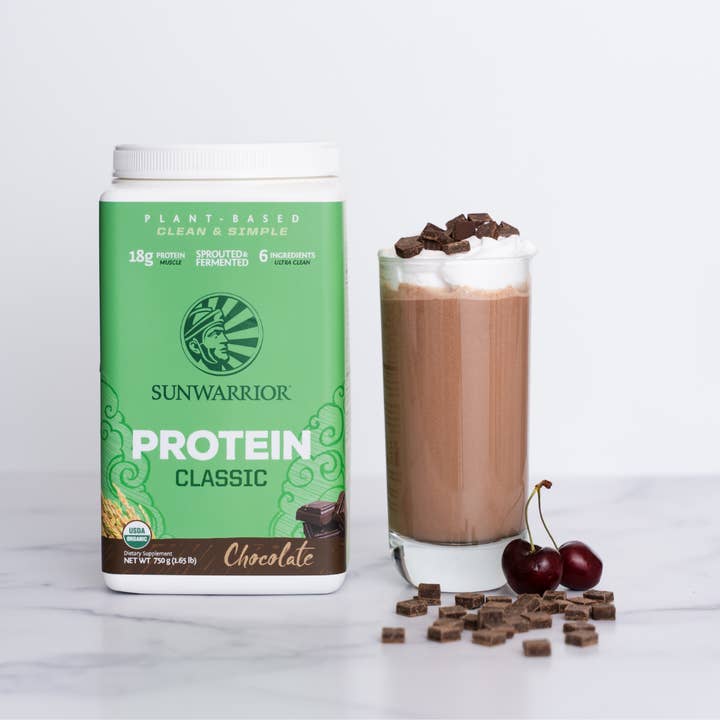 Sunwarrior - Wholesale Protein/Superfood Powder - Classic Chocolate - Vegan Brown Rice Protein Powder8