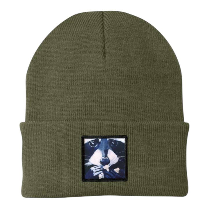 Raccoon Pop Beanie for wholesale by FLYN
