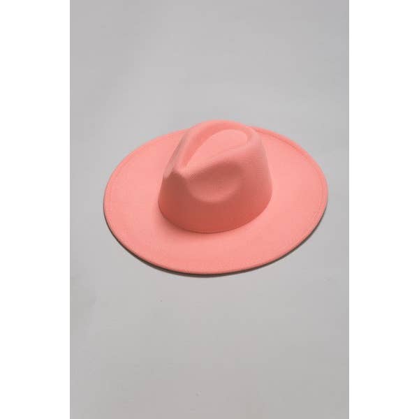 JOSSLYN by wall to wall - Wholesale Fedora - Women's - A VINTAGE PLAIN FEDORA HAT | 40HW012