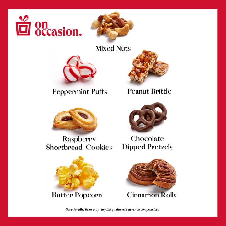 Gluten Free Palace - Wholesale Food Gift Basket - Gluten Free Palace Holiday Gift Tower- Cookies and Treats