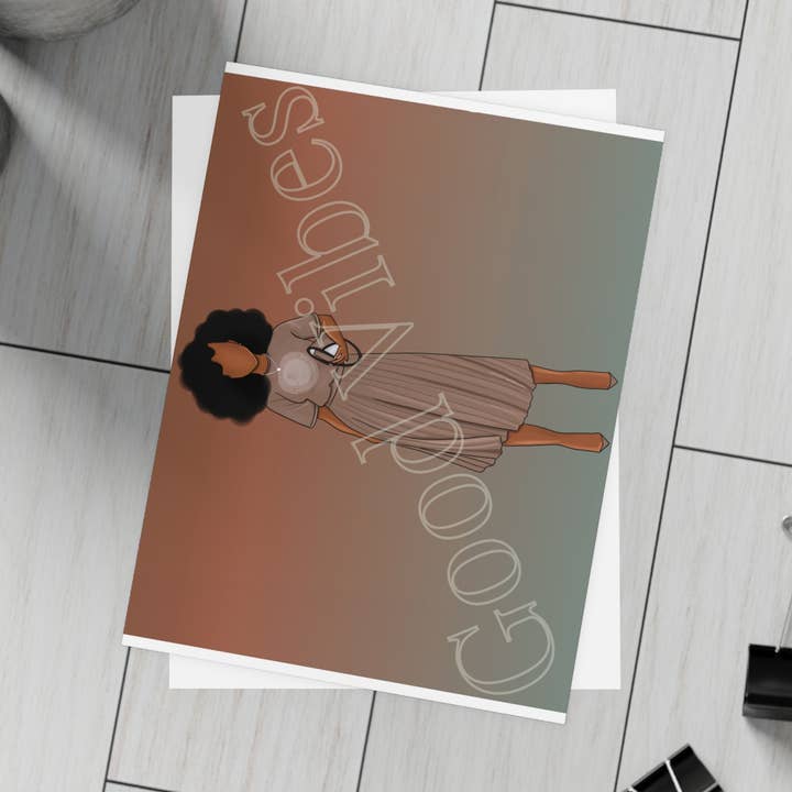 Good Vibes Notecards for wholesale by R & C Designs