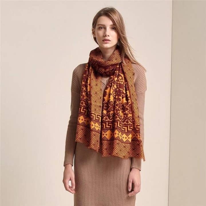 Scarflings - Venta al por mayor Bufanda - Mujer - Chal de lana elegancia refinada
