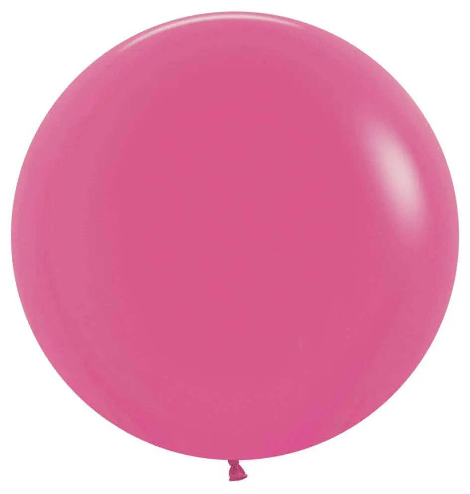 Party Expo, LLC - Wholesale Balloon - 24" Fashion Fuchsia Latex Balloon (1ct)