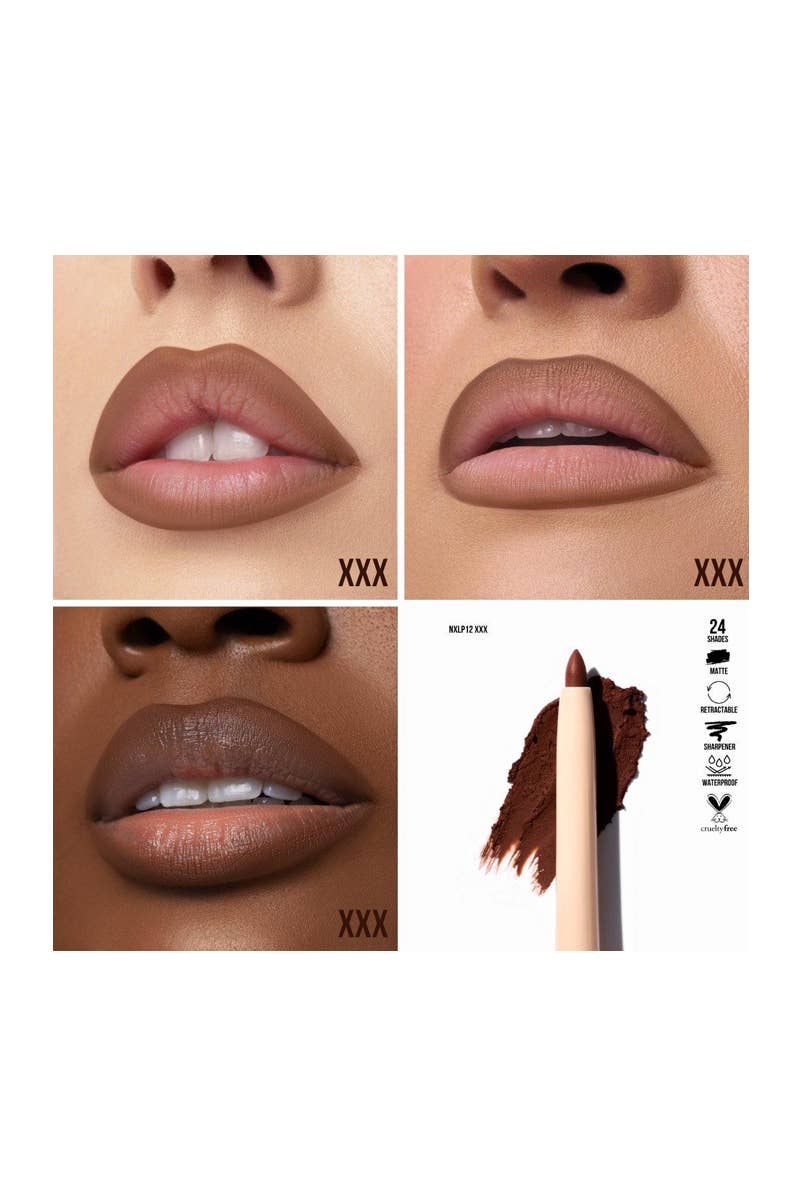PINEAPPLE Beauty - Wholesale Lip Liner/Pencil - Beauty Creations NXLP12 Nude Lip Liner XXX - 12 pc1