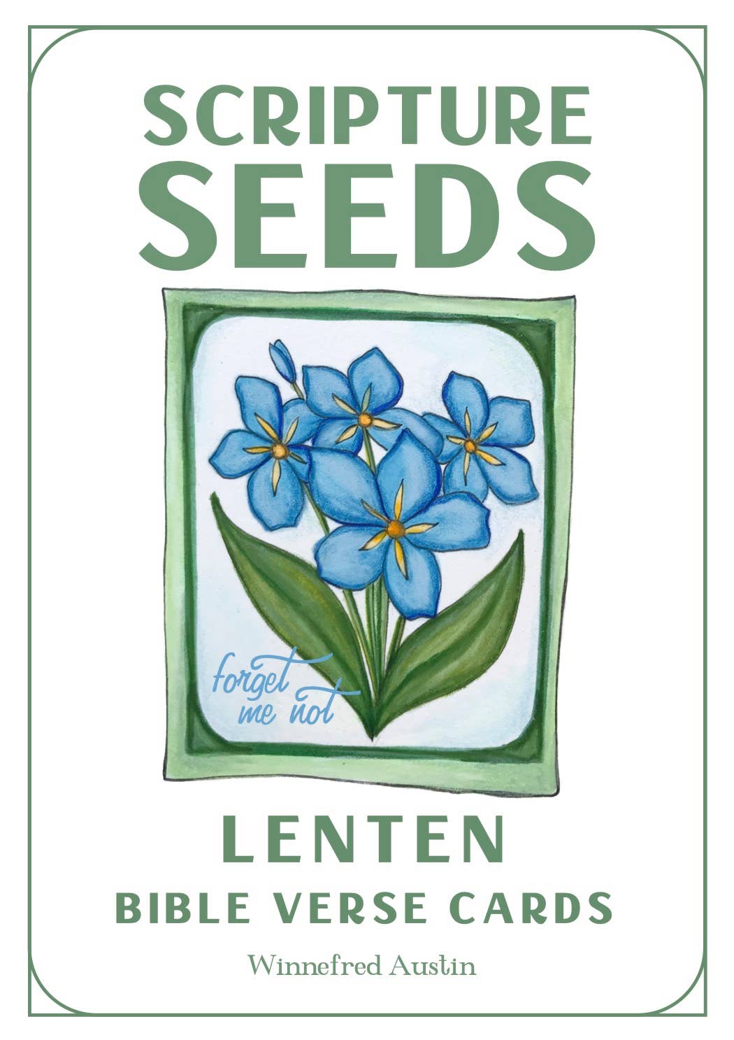 Winnefred Austin - Wholesale Religious Card - Scripture Seeds | Lenten Bible Verse Card Set5