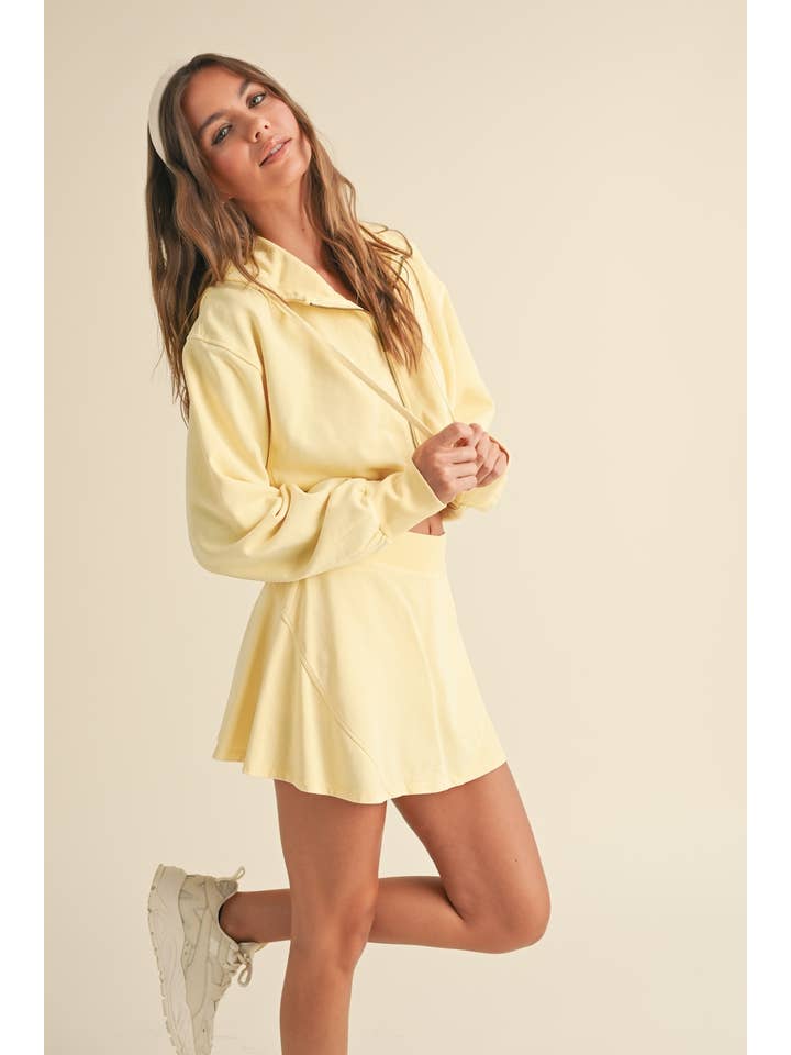 KIMBERLY C - Wholesale Hoodie - Women's - Mineral Wash Oversized Crop Hoodie24