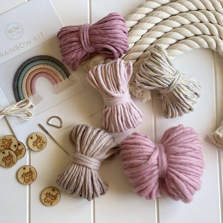 Chunky Rainbow DIY Kit - BLUSH for wholesale by Iron and Cub