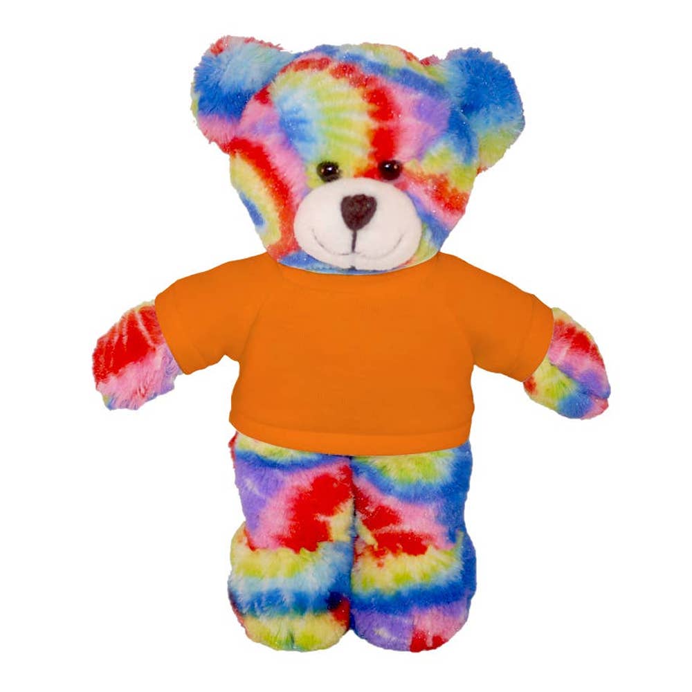 Plushland - Wholesale Stuffed/Plush Toy - Kids & Baby - 8″ Tie-Dye Custom Bear | Personalized Bear Stuffed Animal16