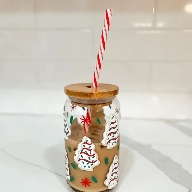 Wild Souls Co - Wholesale Drinking Glass/Cup - Christmas Tree Coffee Beer Can Glass Mug3