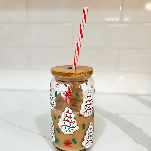 Wild Souls Co - Wholesale Drinking glass/cup - Christmas Tree Coffee Beer Can Glass Mug3