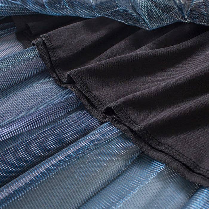 PEACH ACCESSORIES - Wholesale Rok - Dames - Geverfde Regenboog Geplooide Rok SK1992