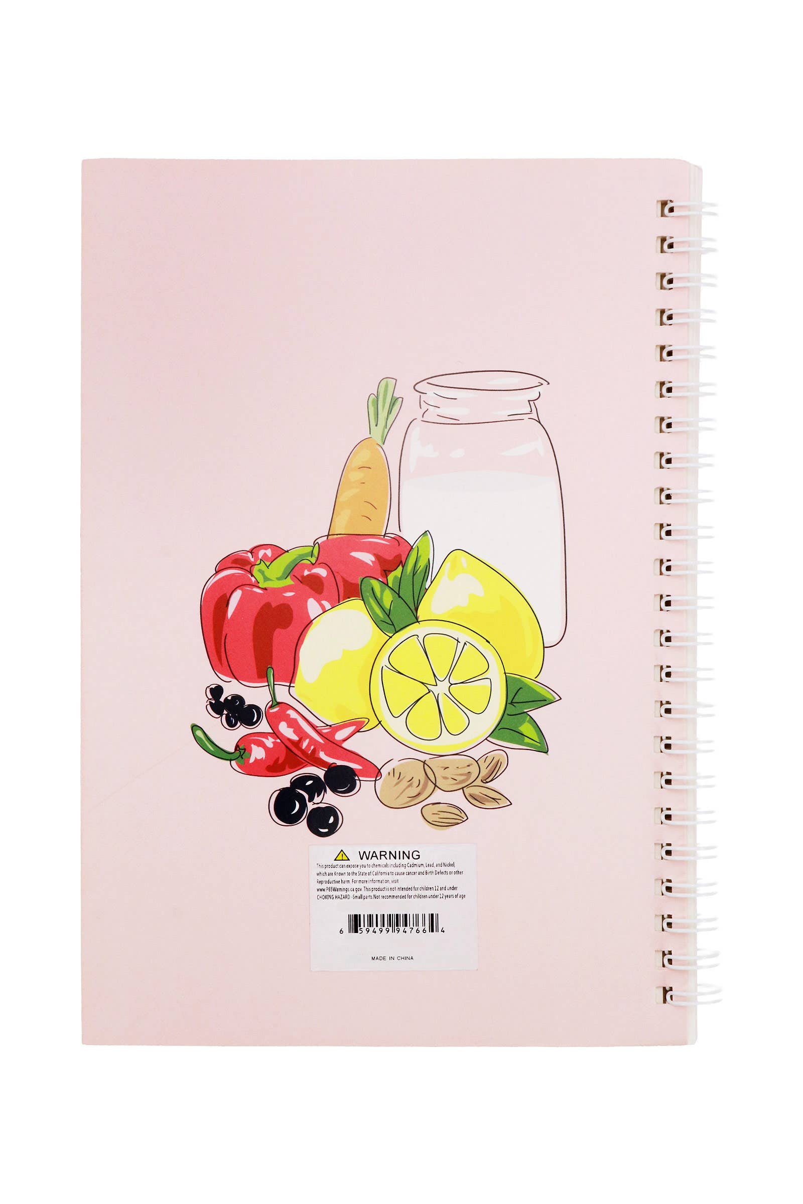 ASSORTED Food Dessert A5 Spiral Bound Notebook - 12 Pcs for wholesale on Faire10