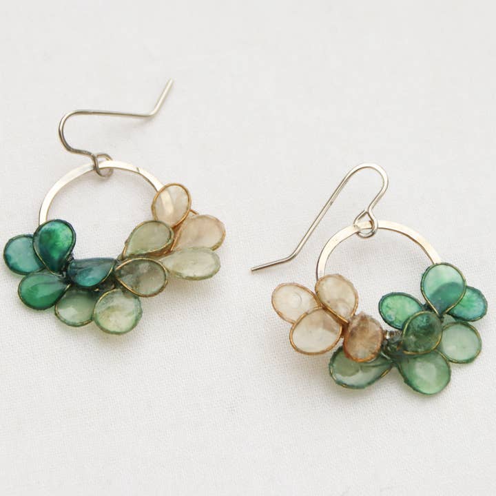 Verso - Wholesale Dangle Earrings - Laurel Earrings, Sterling Silver, Small1