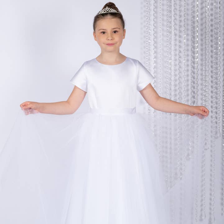 NUEVO 2024! Precioso vestido para niñas, vestido de primera comunión para venta al por mayor de Bajabella