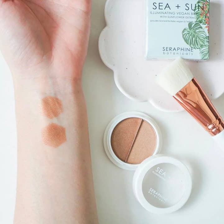 Seraphine Botanicals - Wholesale Bronzer - Sea + Sun - Illuminating Vegan Bronzer2