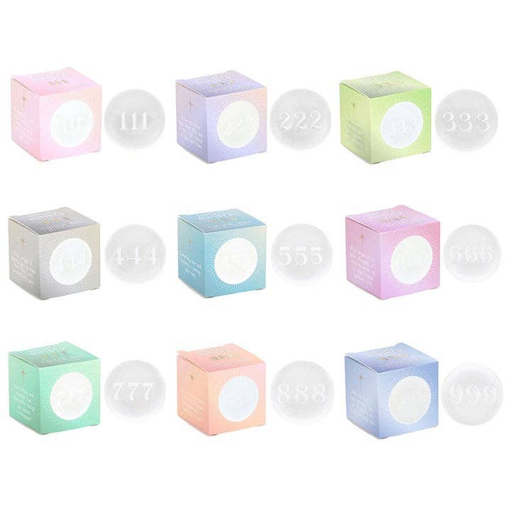 Something Different Wholesale - Wholesale Spirituele steen/kristal - Set van 9 Engelengetal Kristallen Ballen1