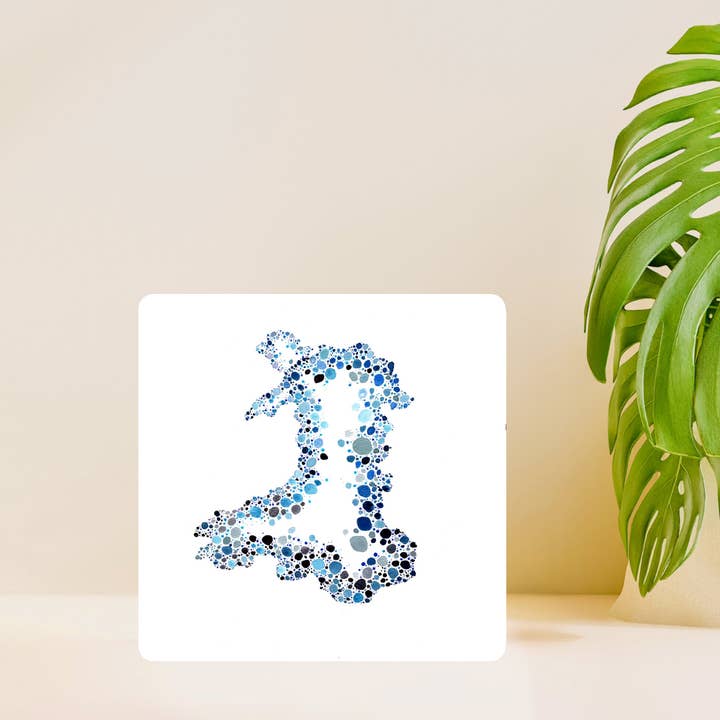 Dots Allowed – wholesale Everyday greeting card – Home is Where The Heart is - Wales