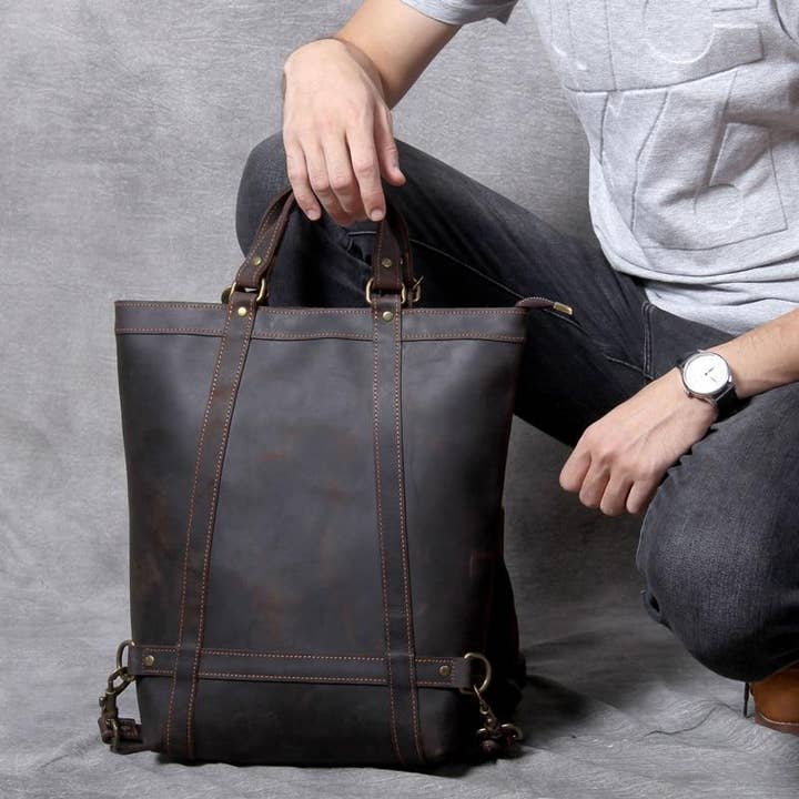 Steel Horse Leather – Engroshandel Rygsæk - Unisex – The Icarus | Håndlavet Vintage Læder Rygsæk
