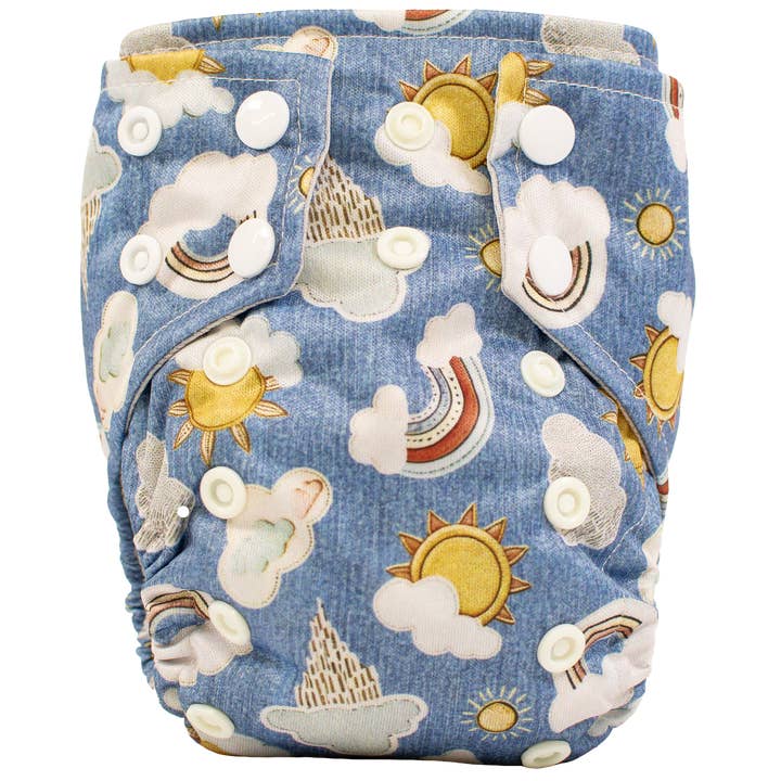 Texas Tushies LLC - Wholesale Diaper (Cloth) - Baby - Tiny Tushies Newborn AIO Cloth Diaper